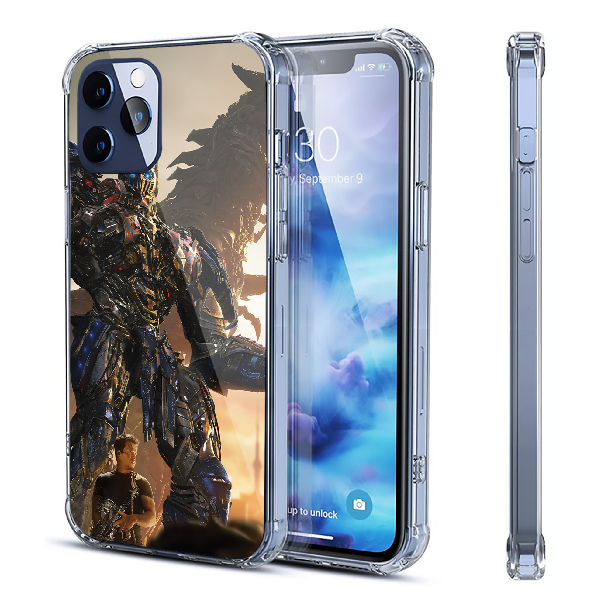 （画像用） Transformers トランスフォーマー 【iPhone 12シリーズ対応】透明スマホケース（クリアソフトケース）